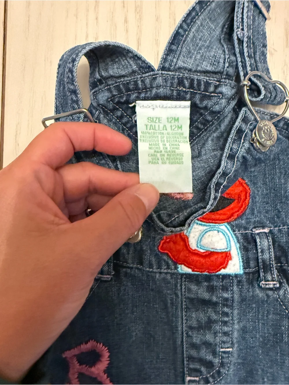 Rare Vintage 90s Toddler Sesame Street Elmo Alphabet  Denim Overalls 12 months